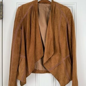 Vince Brown Suede Blazer